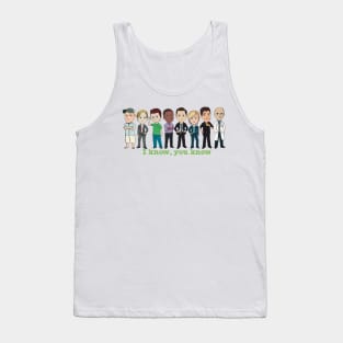 I know, you know Team Psych chibi Tank Top